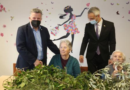 MINISTER JANEZ CIGLER KRALJ NA DELOVNEM OBISKU DEOS 39 FOTO LJUBO VUKELIČ